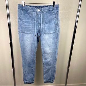 American Eagle Jean Denim Jogger Crop Pants Size 12